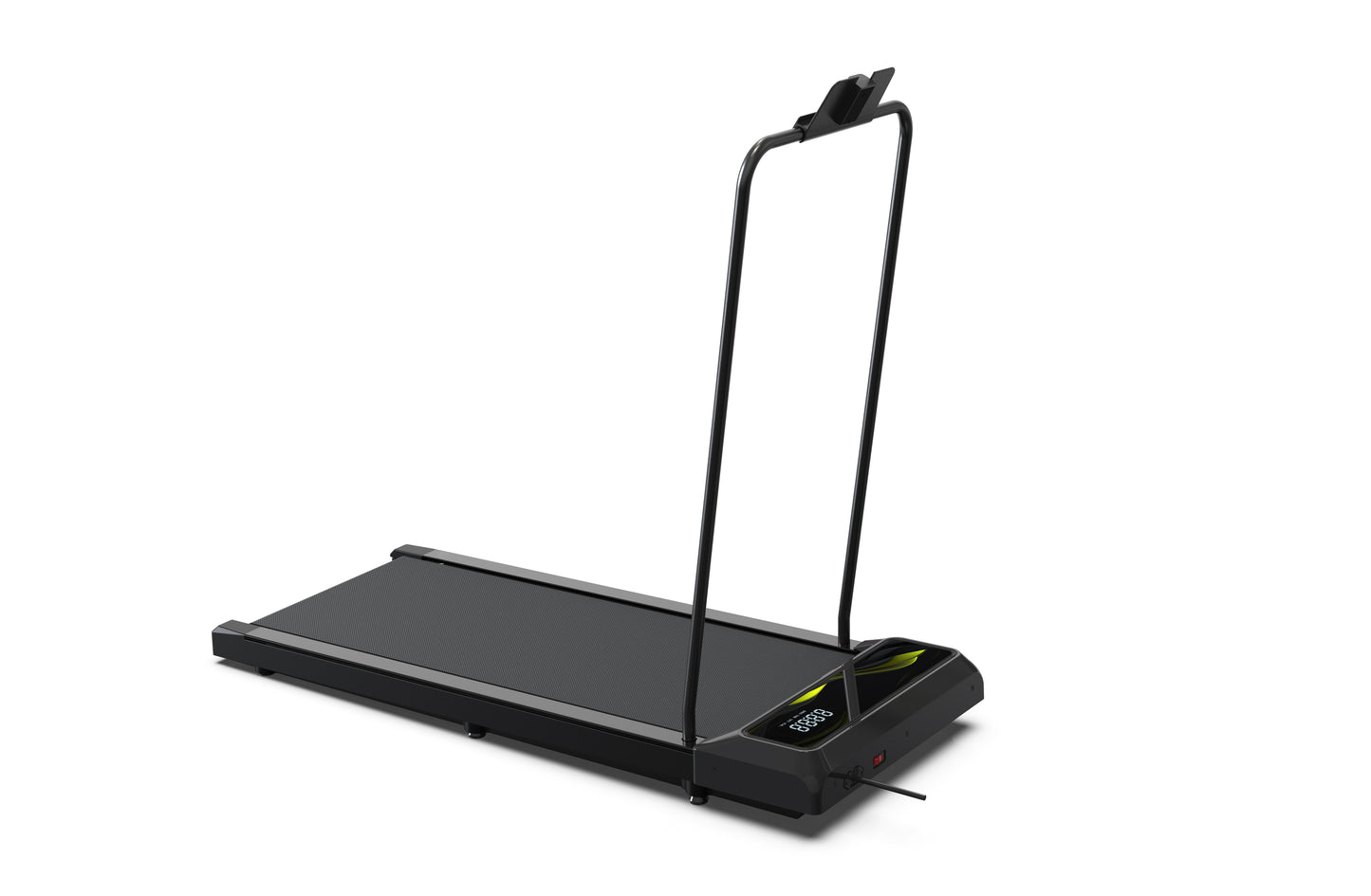 Cardio Flex Foldable Treadmill with Incline, Compact Walking Pad with Hand Rails & Remote Control