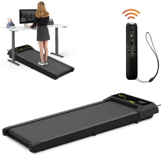 Cardio Flex 100kg Capacity Fixed Incline Walking Pad Remote Control & LED Display for Home Workouts