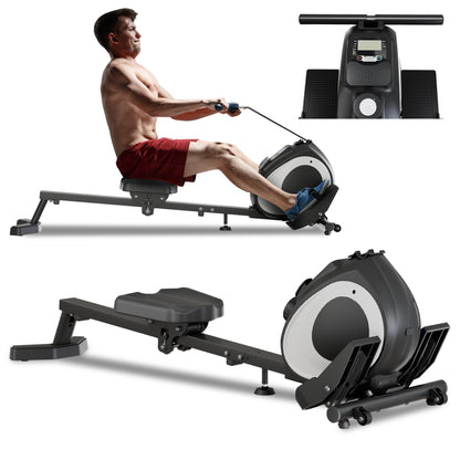 Cardio Flex Magnetic Rowing Machine Workout Equipment for Home Gym