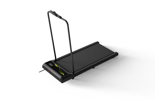 Cardio Flex Foldable Treadmill with Incline, Compact Walking Pad with Hand Rails & Remote Control
