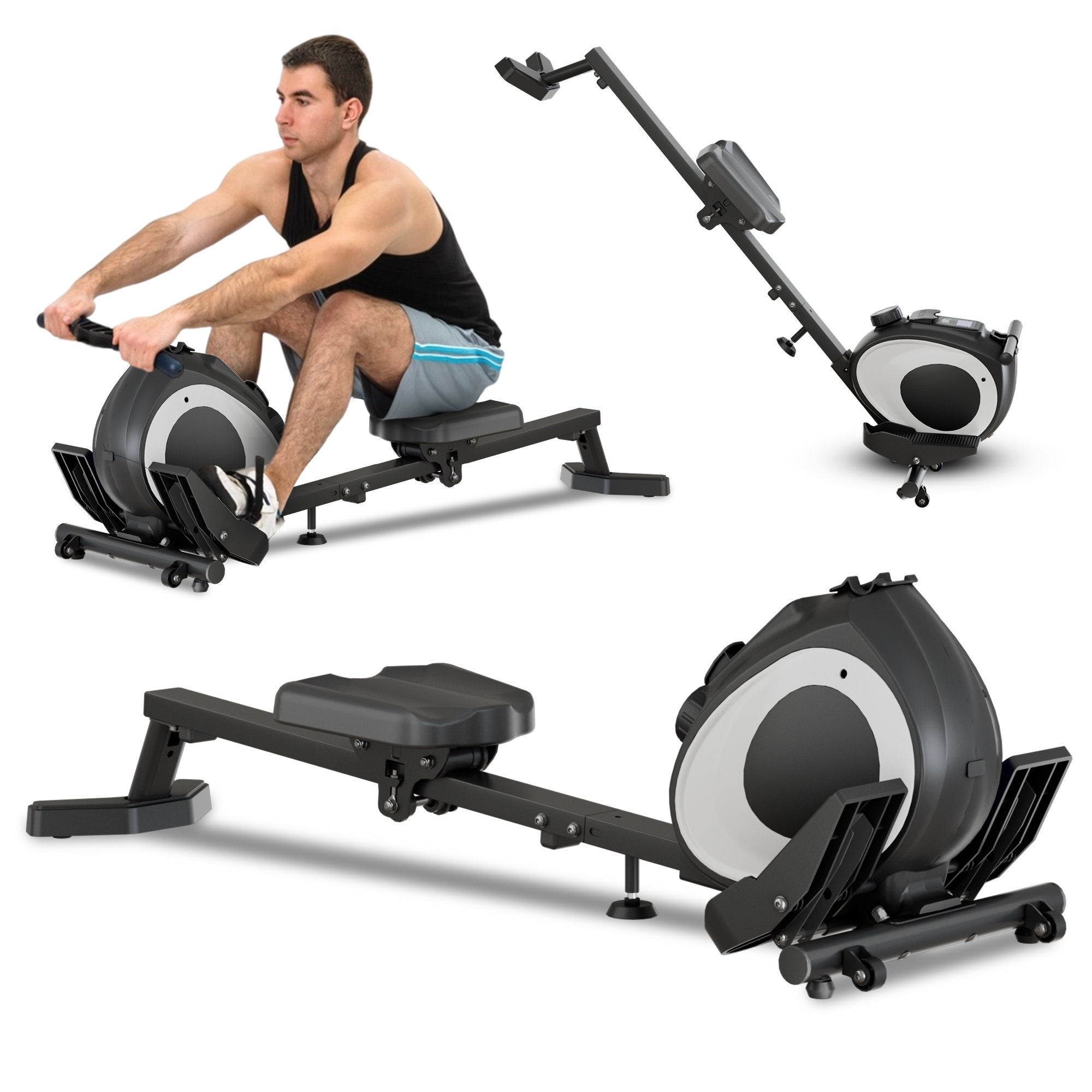 Cardio Flex Magnetic Rowing Machine Workout Equipment for Home Gym – My ...